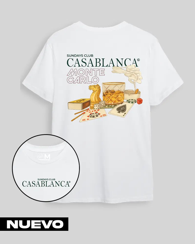 Camiseta Blanca Casa Blanca (UNISEX)