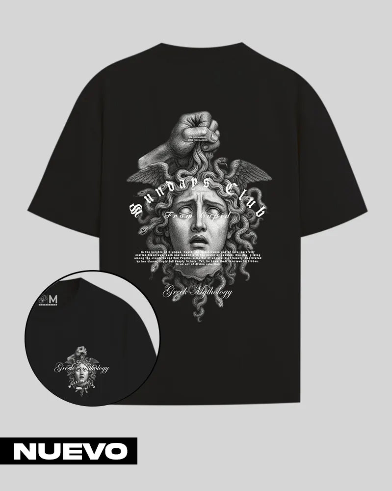 Camiseta Negra Medusa (UNISEX)