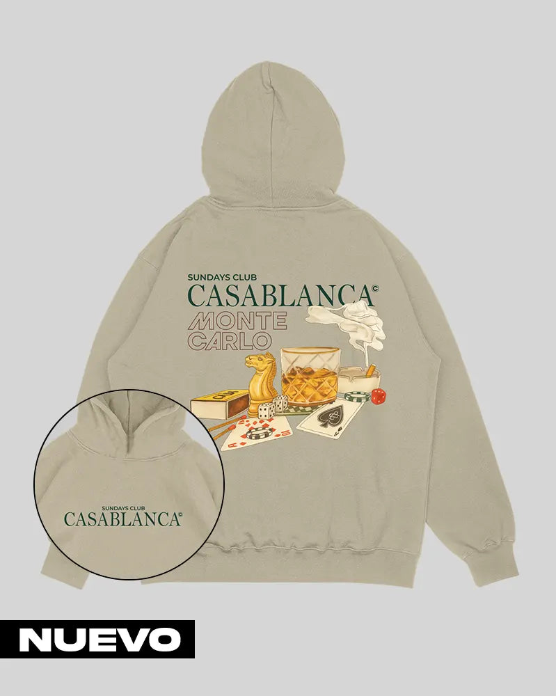 Hoodie Biege Casa Blanca  (UNISEX)
