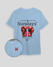 Cargar imagen en el visor de la galería, Camiseta celeste Box (UNISEX)
