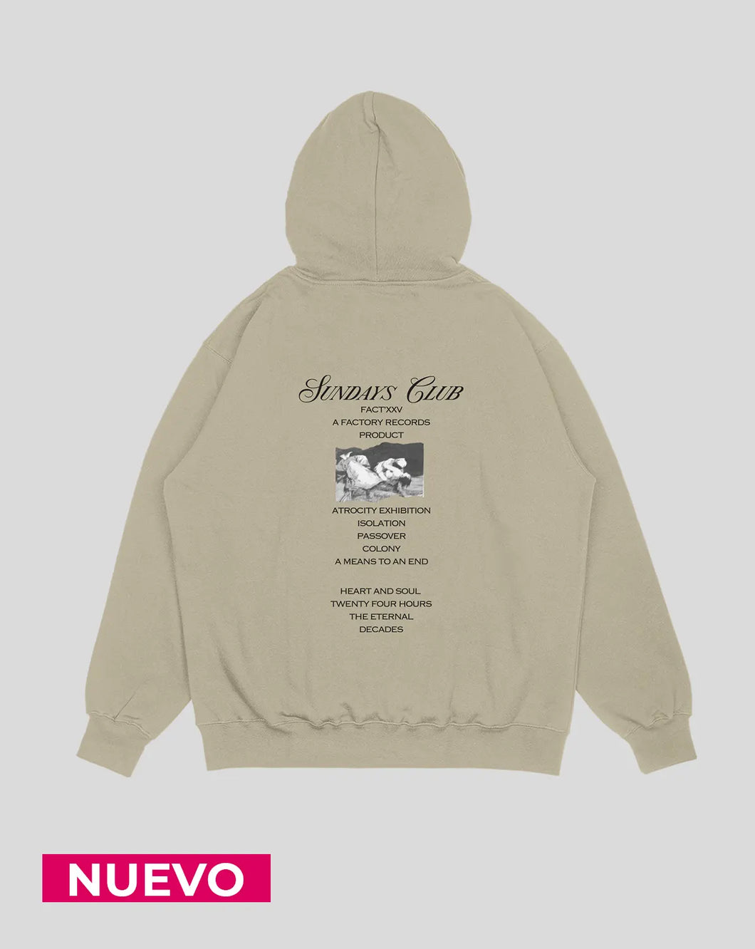 Hoodie Beige Closer (UNISEX)