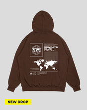 Cargar imagen en el visor de la galería, Hoodie café Continente (UNISEX)
