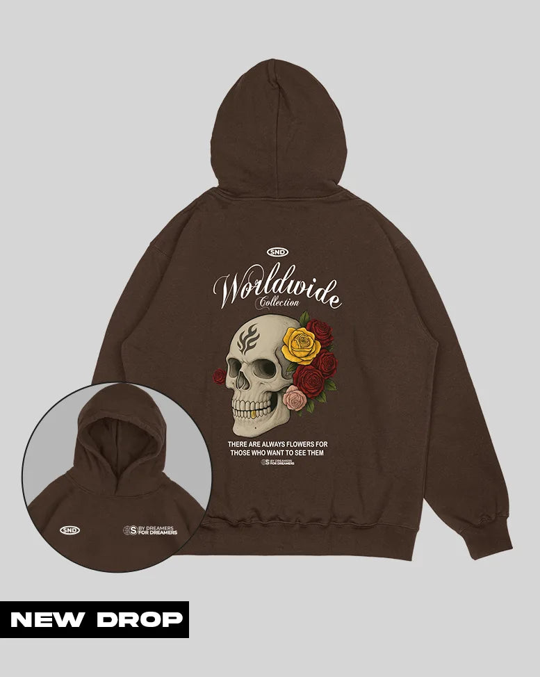 Hoodie Cafe Worldwide Cráneo (UNISEX)