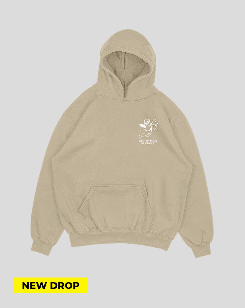 Hoodie Beige Cupido (UNISEX)