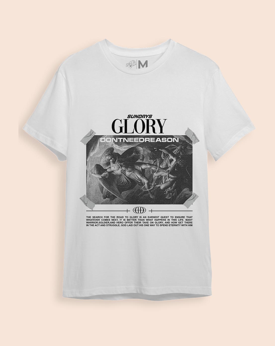 Camiseta blanca glory (UNISEX)