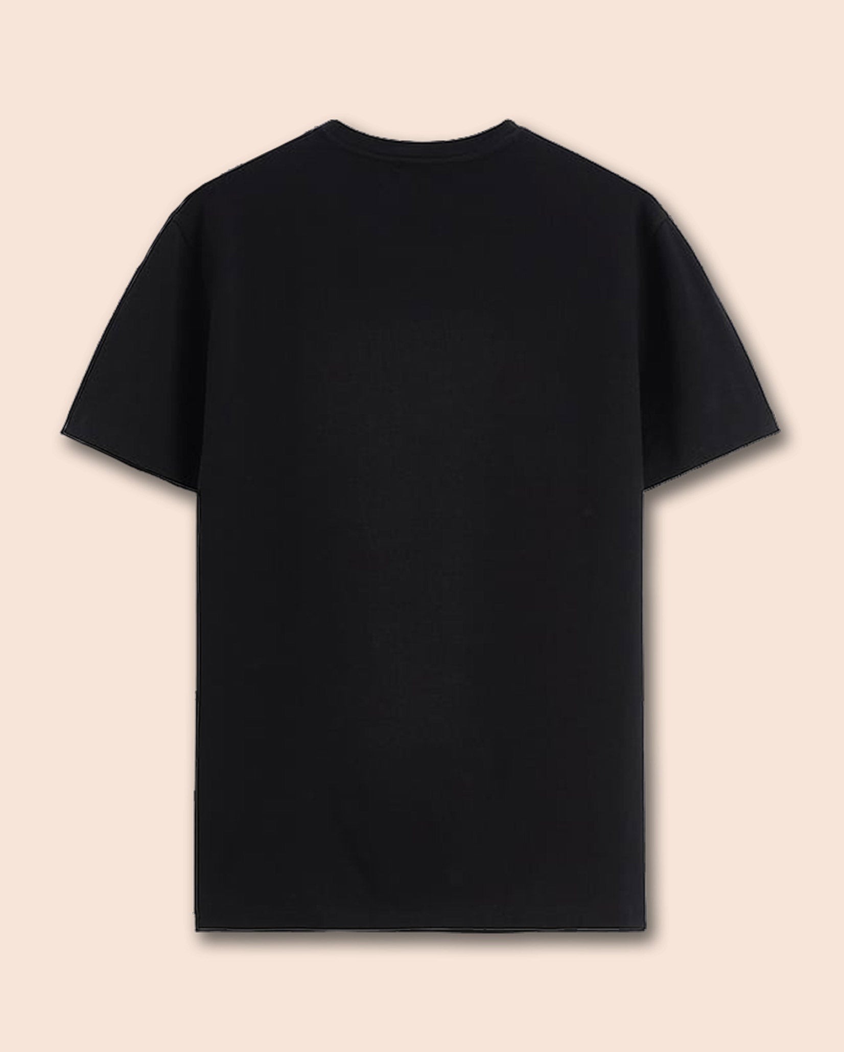 Camiseta negra cráneo minimalista (UNISEX)