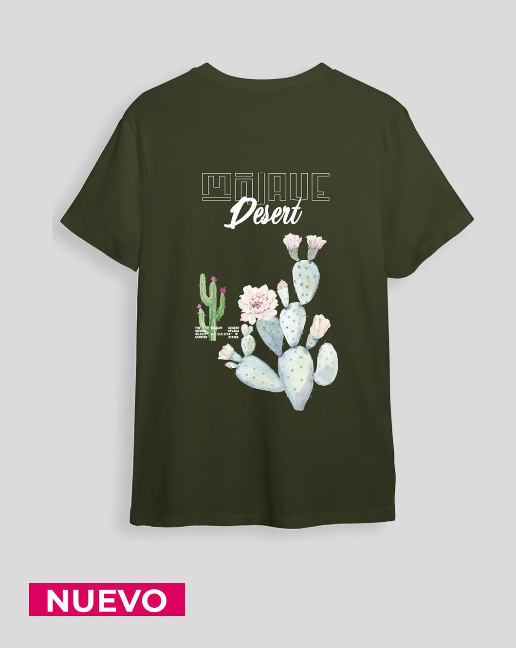 Camiseta Verde Militar Desert (UNISEX)