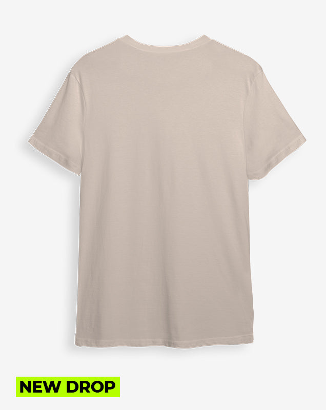 Camiseta beige doble cara (UNISEX)