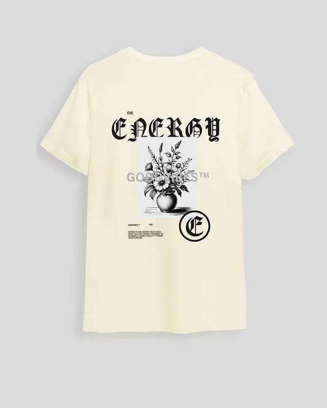 Camiseta hueso Energy (UNISEX)