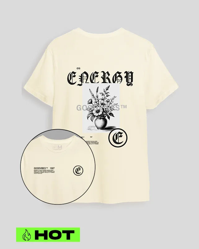 Camiseta hueso Energy (UNISEX)