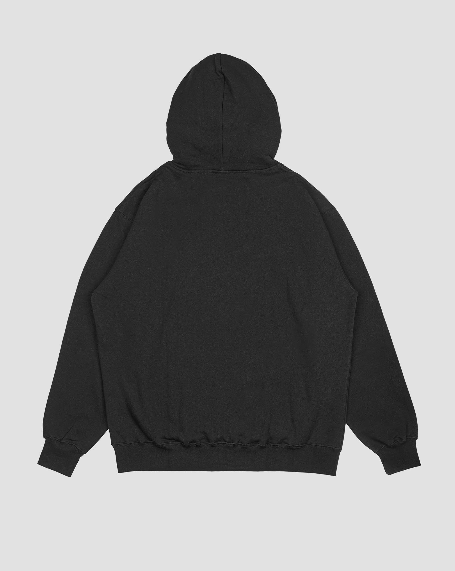 Hoodie negro Nasa doble logo (UNISEX)