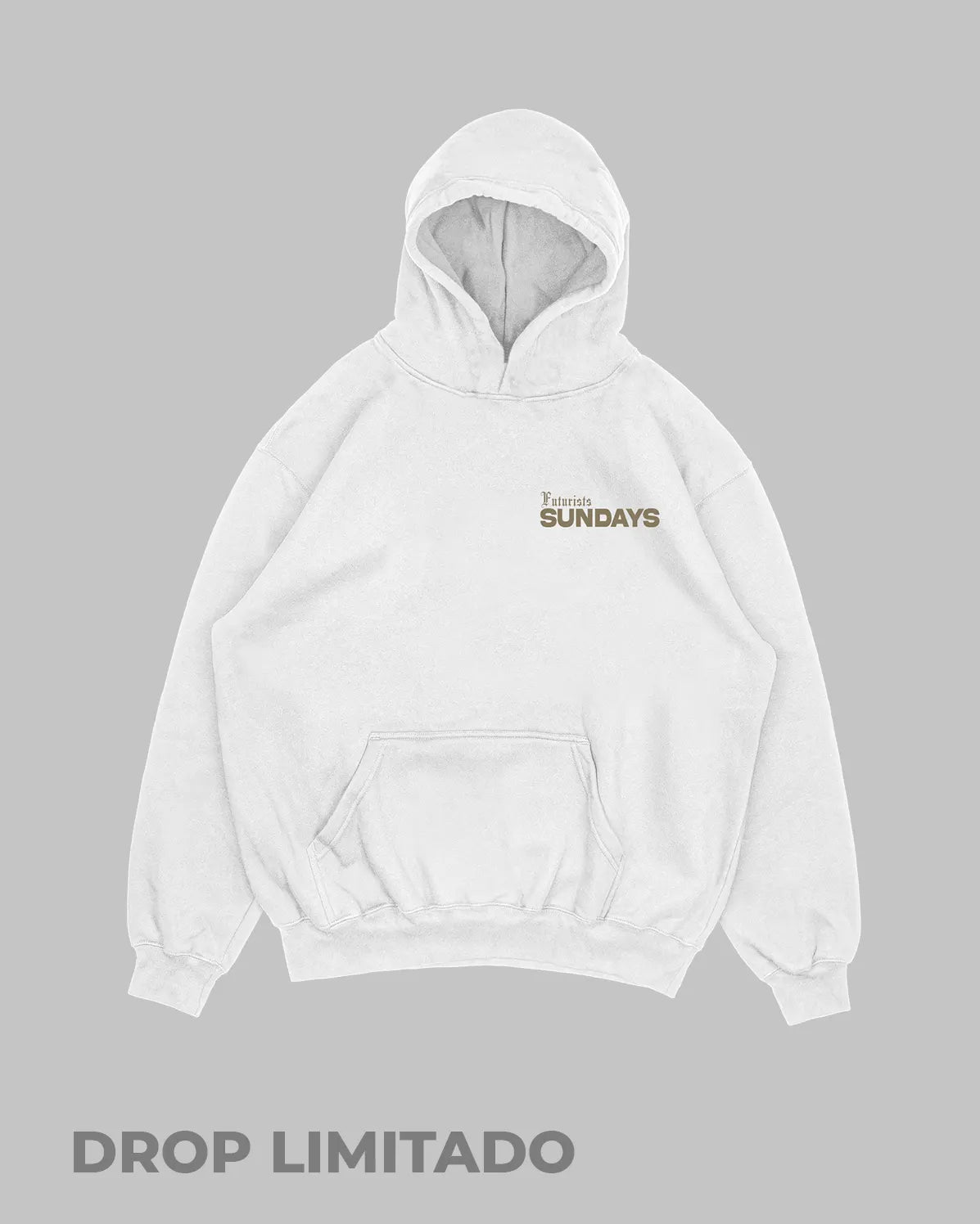 Hoodie blanco Futurist (UNISEX)