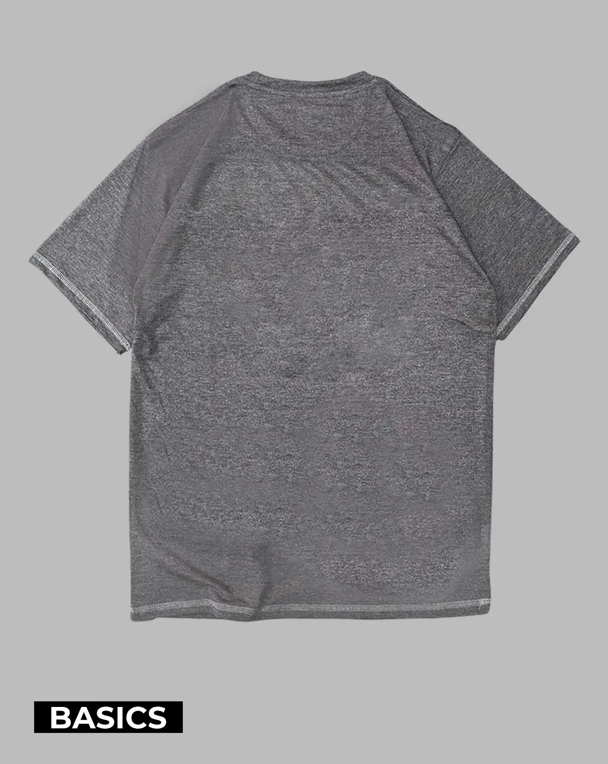 Camiseta básica Semi-oversize Gris oscuro (UNISEX)