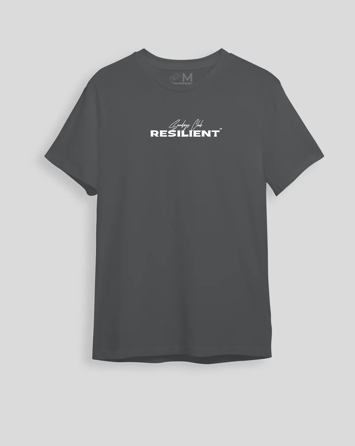 Camiseta  gris piedra Resilient (UNISEX)