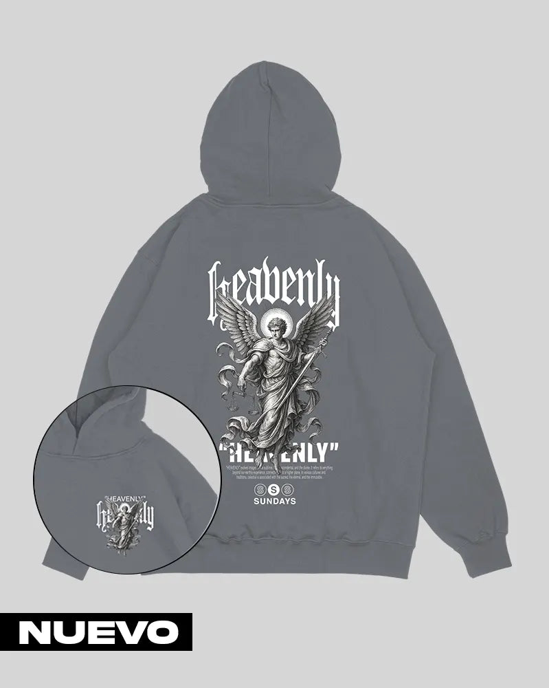 Hoodie Gris Piedra Heavenly (UNISEX)