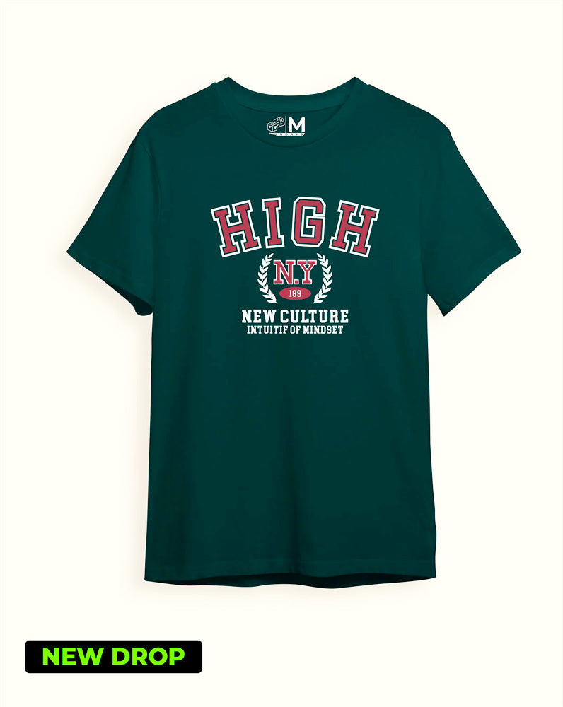 Camiseta Verde Botella High (UNISEX)