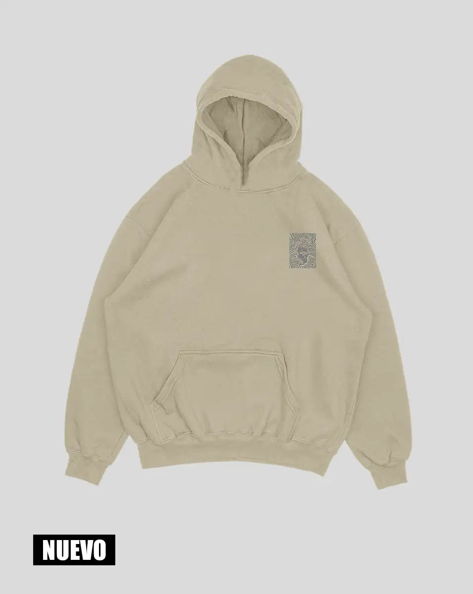 Hoodie Beige Patience (UNISEX)