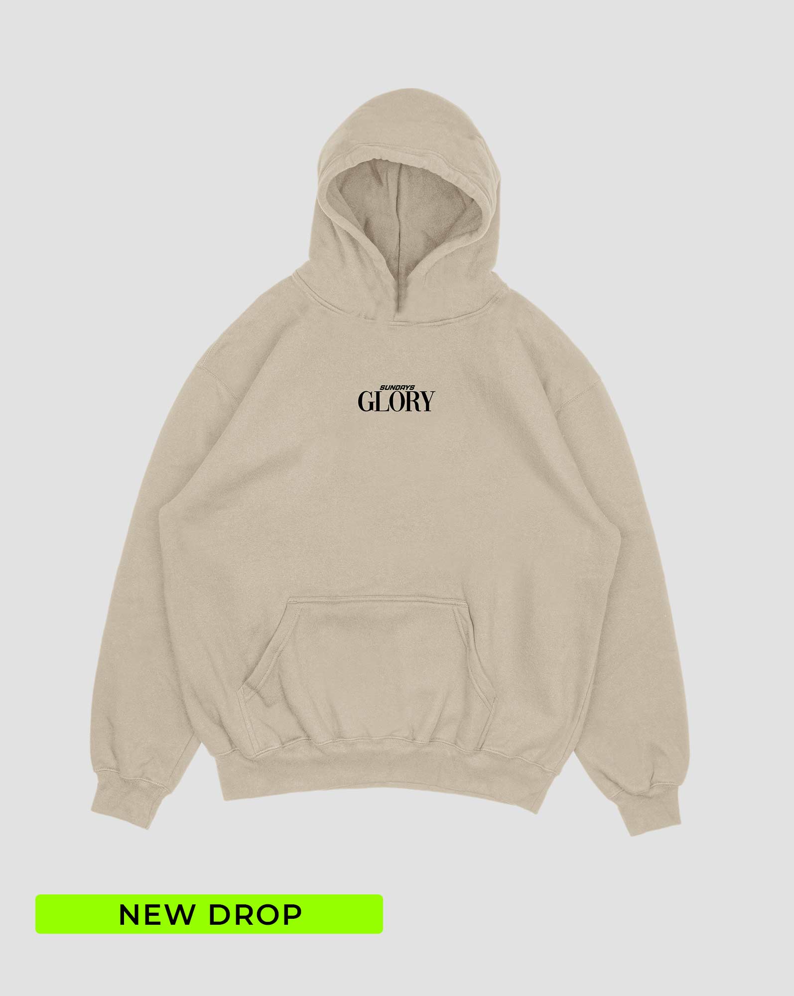 Hoodie Beige Glory (UNISEX)