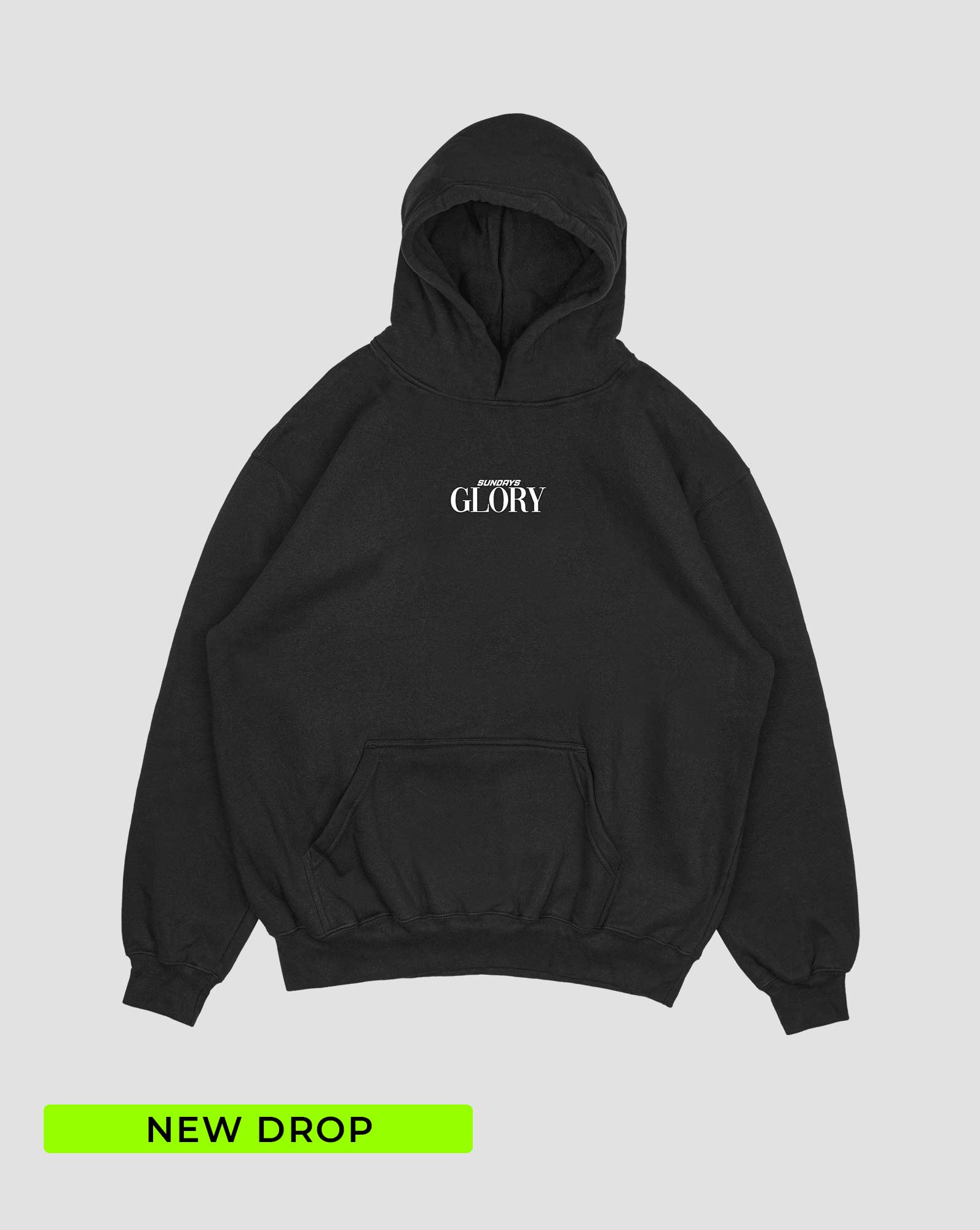 Hoodie Negro Glory (UNISEX)