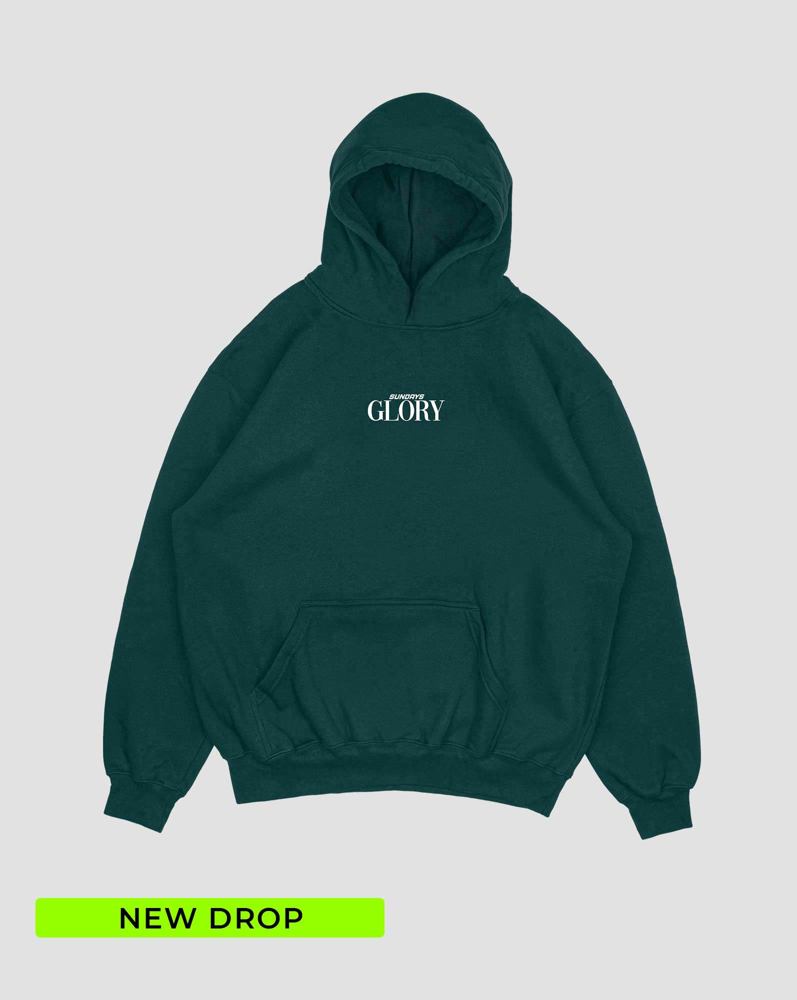 Hoodie Verde botella Glory (UNISEX)