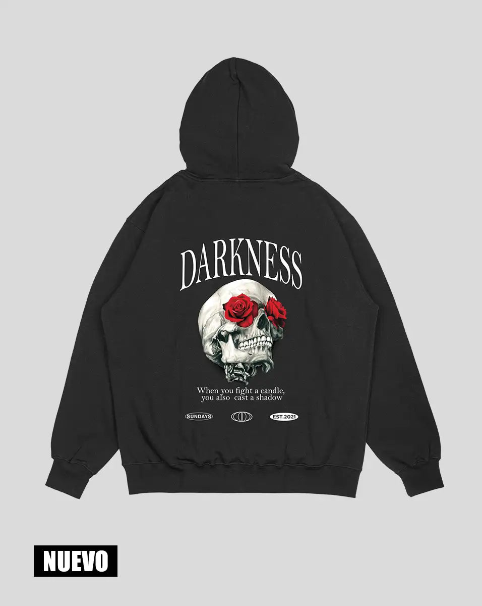 Hoodie Negro Darkness (UNISEX)