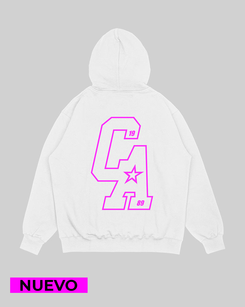 Hoodie Blanco CA (UNISEX)