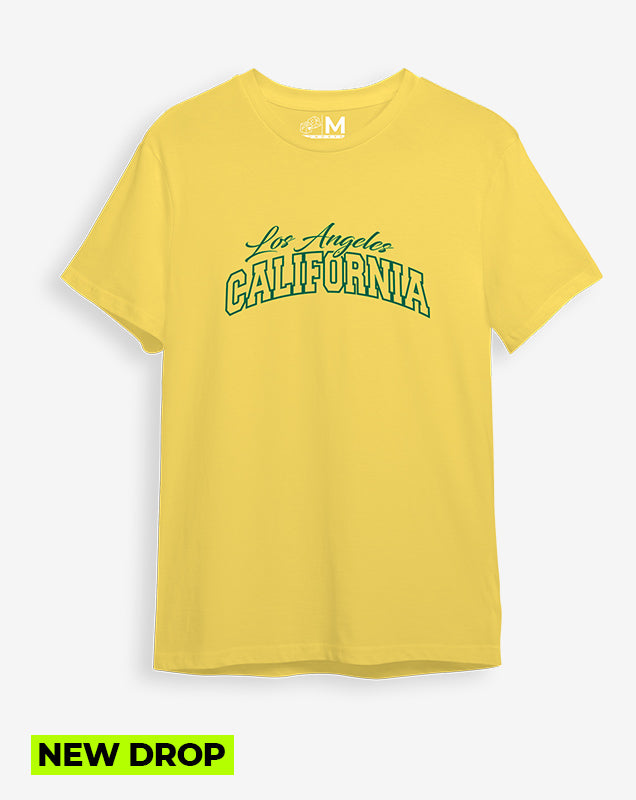 Camiseta amarilla California (UNISEX)