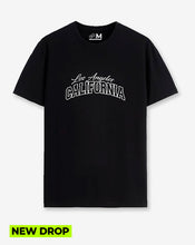 Cargar imagen en el visor de la galería, Camiseta negra California (UNISEX)
