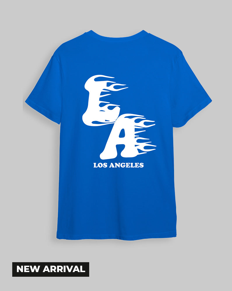 Camiseta Azul L.A (UNISEX)