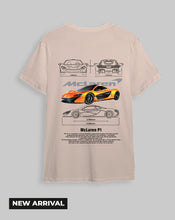 Cargar imagen en el visor de la galería, Camiseta Beige Mclaren (UNISEX)
