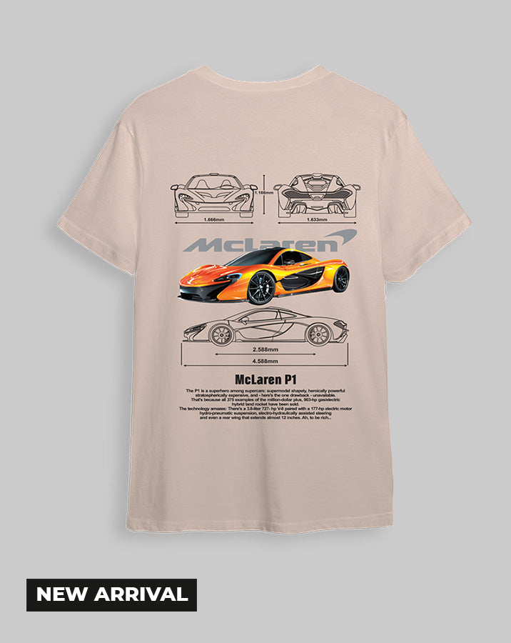 Camiseta Beige Mclaren (UNISEX)