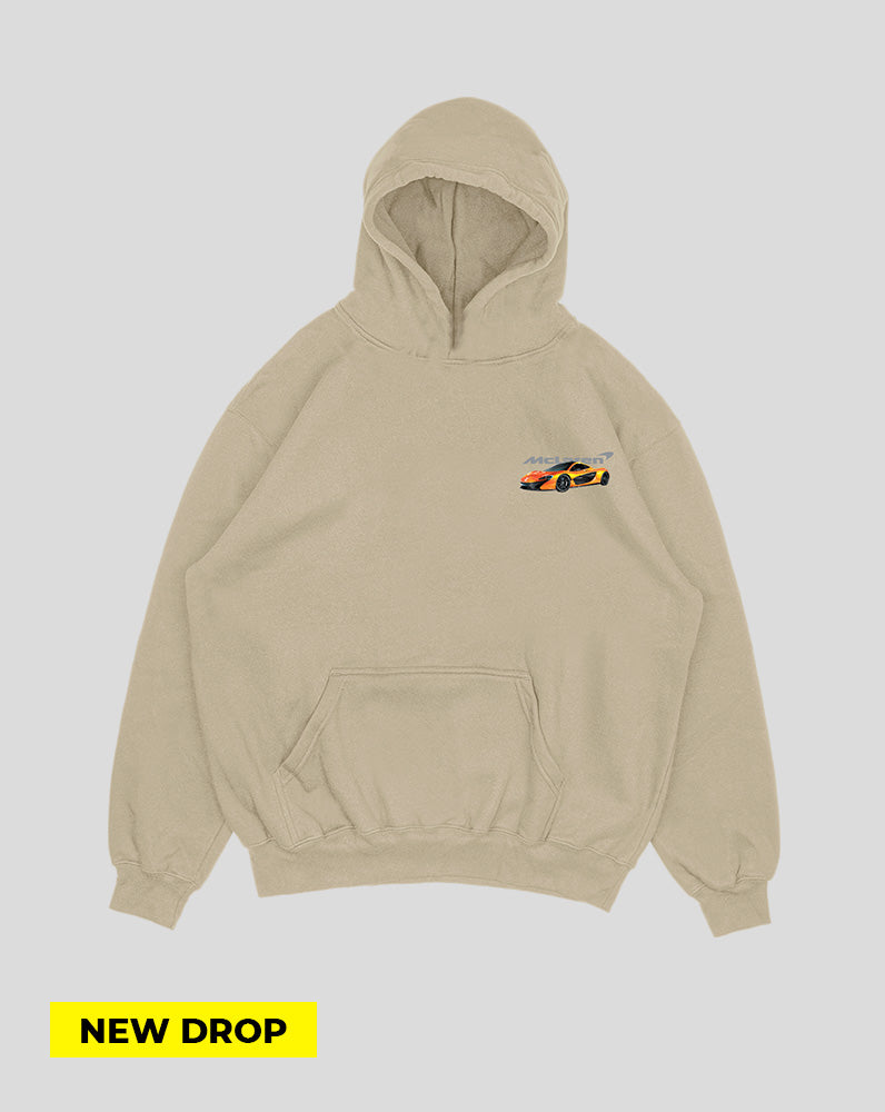 Hoodie Beige Mclaren (UNISEX)