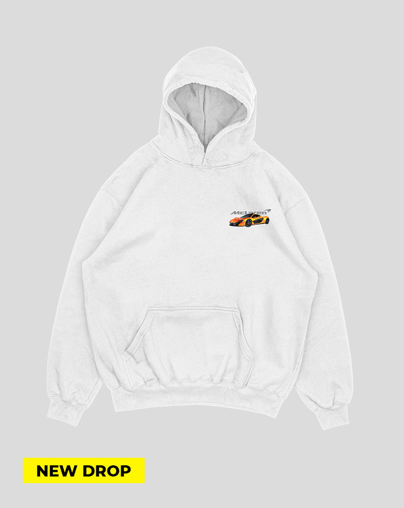 Hoodie Blanco Mclaren (UNISEX)