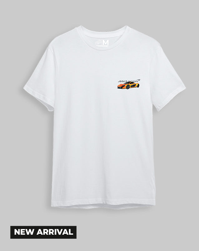 Camiseta Blanca Mclaren (UNISEX)