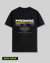 Cargar imagen en el visor de la galería, Camiseta Negra Promise (UNISEX)
