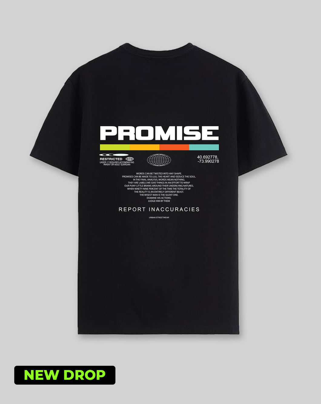 Camiseta Negra Promise (UNISEX)