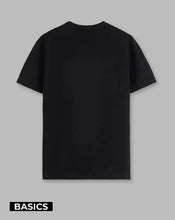 Cargar imagen en el visor de la galería, Camiseta básica Semi-oversize Negra (UNISEX)
