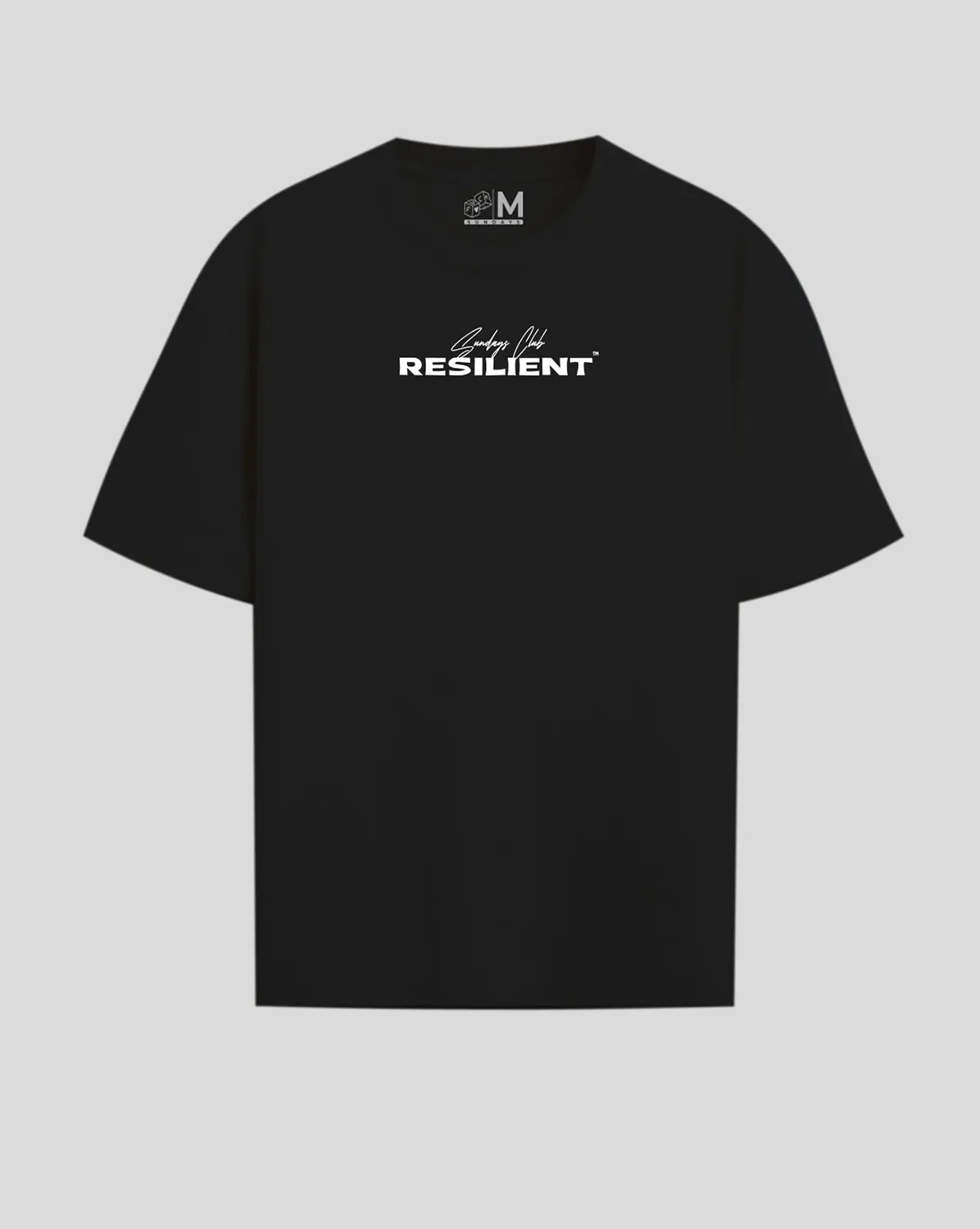 Camiseta negra Resilient (UNISEX)
