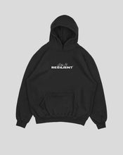 Cargar imagen en el visor de la galería, Hoodie negro Resilent (UNISEX)

