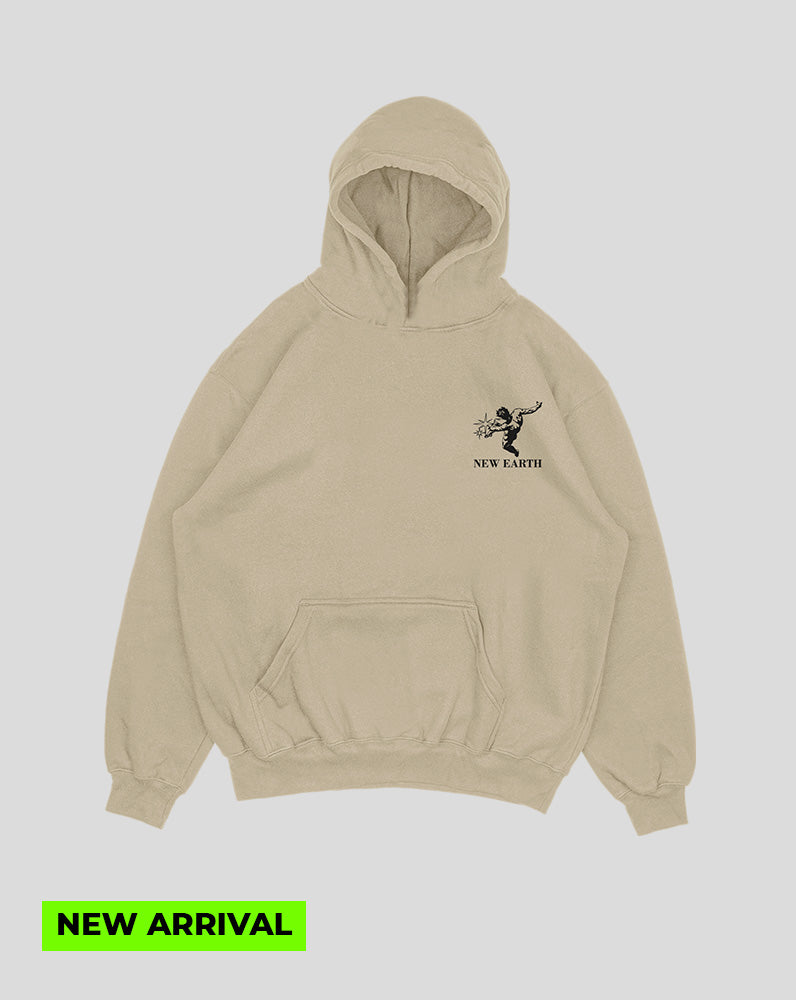 Hoodie Beige Icarus (UNISEX)