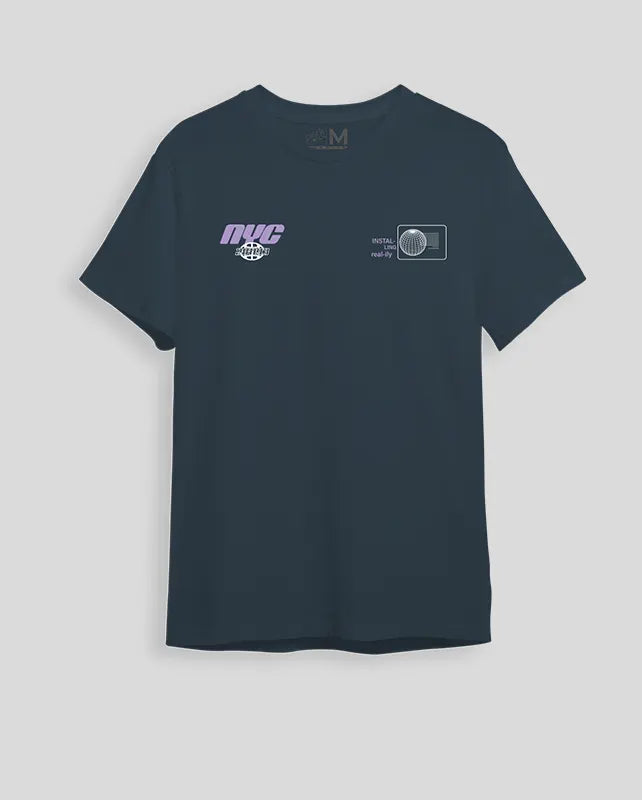 Camiseta azul aero NYC (UNISEX)