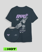 Cargar imagen en el visor de la galería, Camiseta azul aero NYC (UNISEX)
