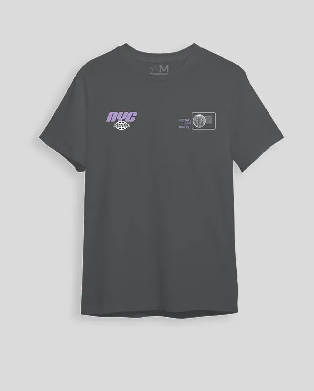 Camiseta gris piedra NYC (UNISEX)