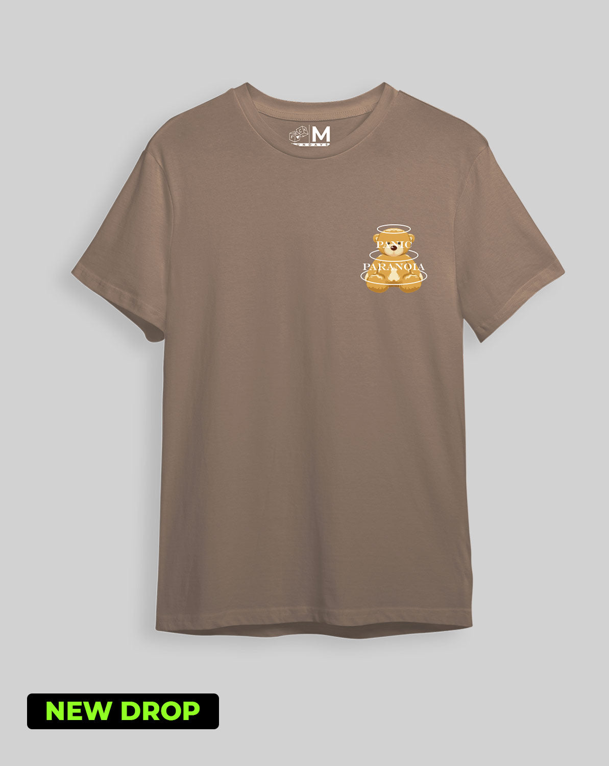 Camiseta café claro Paranoia Ted (UNISEX)