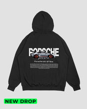 Cargar imagen en el visor de la galería, Hoodie Negro porsche (UNISEX)
