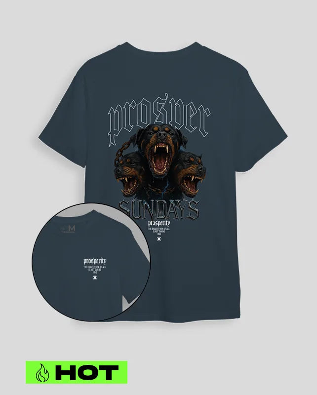 Camiseta azul aero Prosper (UNISEX)