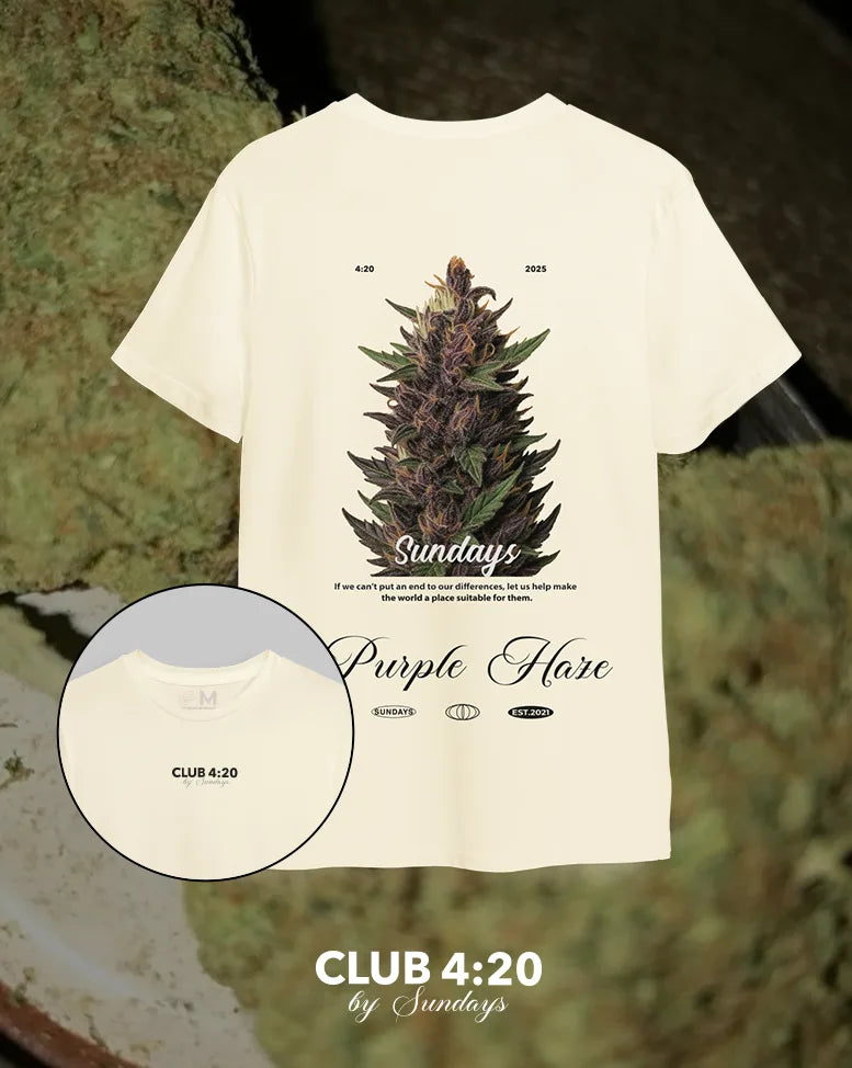 Camiseta hueso Purple (UNISEX)