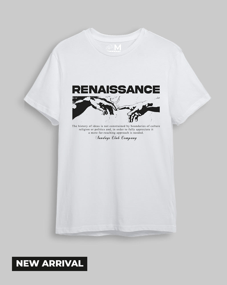 Camiseta Blanca Renacimiento  (UNISEX)