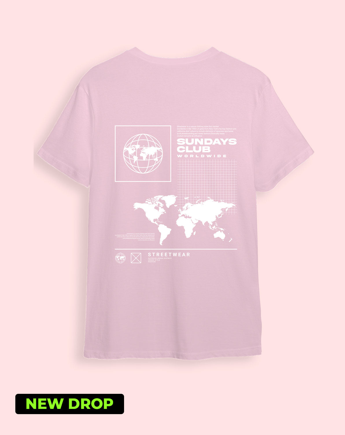 Camiseta Rosa Continente (UNISEX)