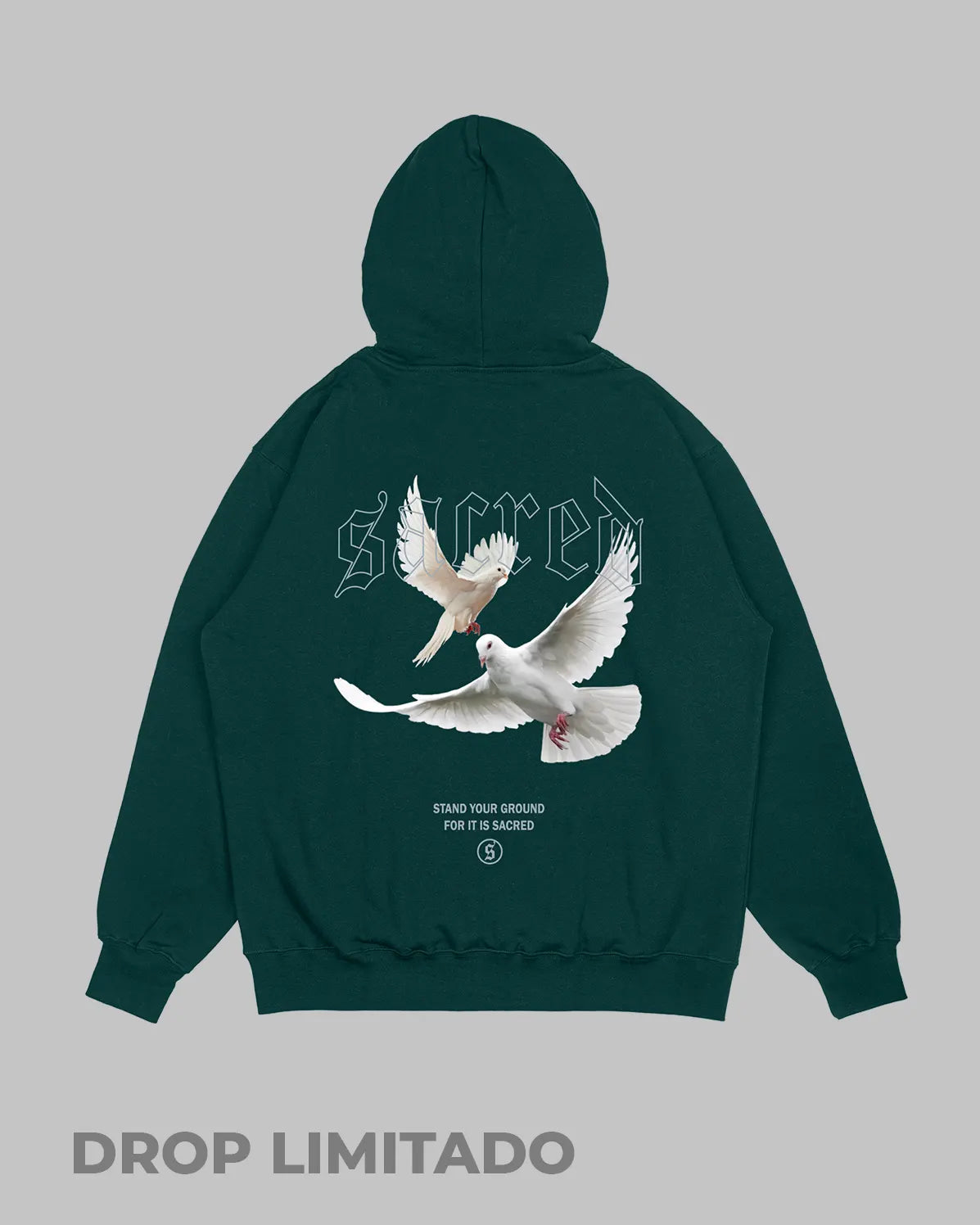 Hoodie Verde Botella Sacred (UNISEX)